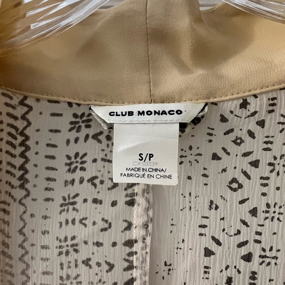 Club Monaco 100% silk kimono, size S - Picture 5 of 6